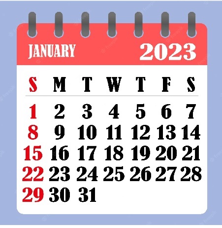 Janaury 2023 New year day important days and festivals