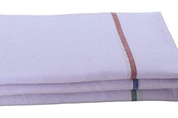 Keral white thorth cotton bath towels online