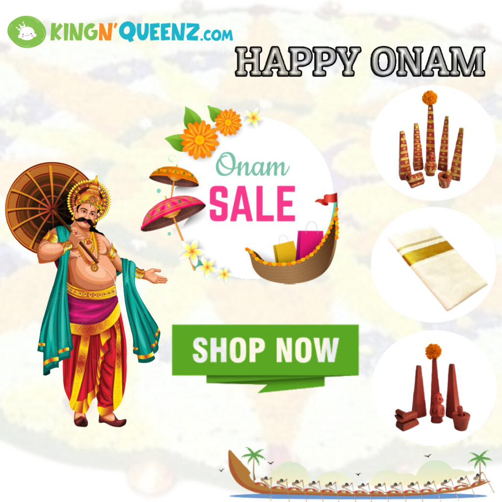 Onathappan order online kingnqueenz
Onapookalam